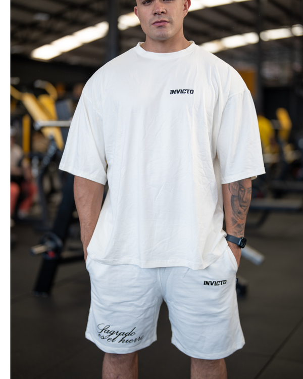 Camiseta Oversize Hueso Sagrado es el hierro