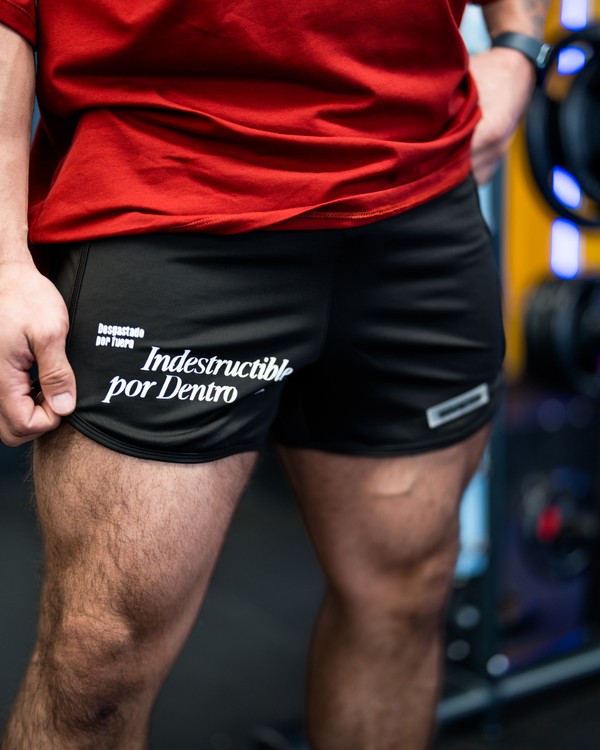 Pantaloneta corta Negro Acid
