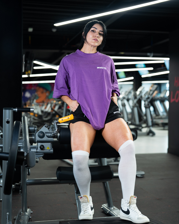 Set Completo Dama Morado- Negro