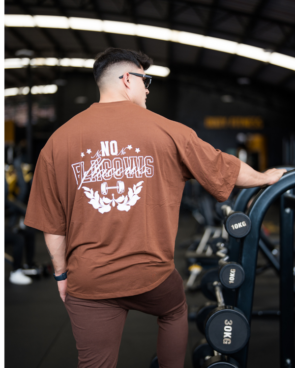 Camiseta Oversize Cafe No flacows