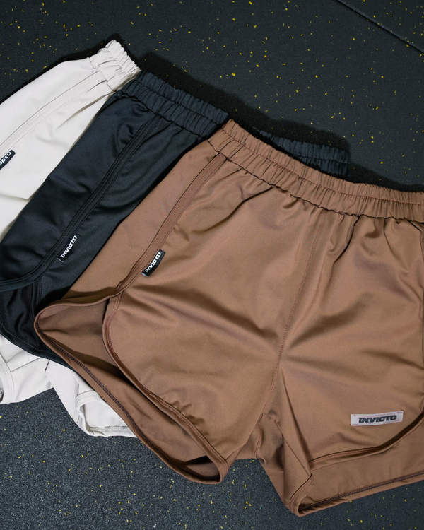 Pack de 3 pantalonetas cortas Cafe, Beige, Negra