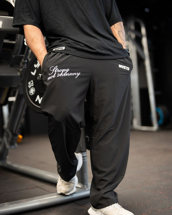 Pantalon bota recta sagrado es el hierro negro