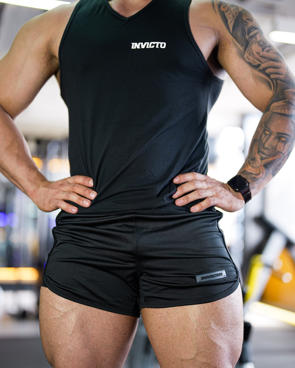 Pantaloneta corta Negra Basica