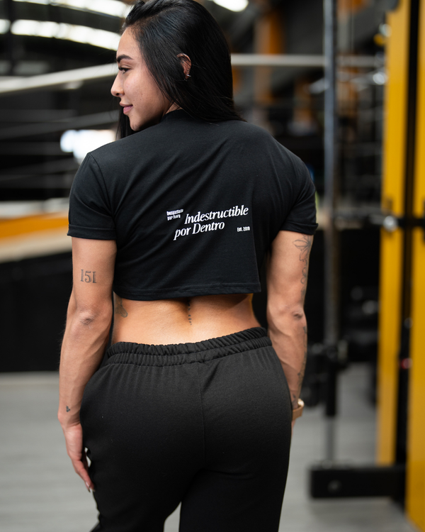 Camiseta corta Acid Negra