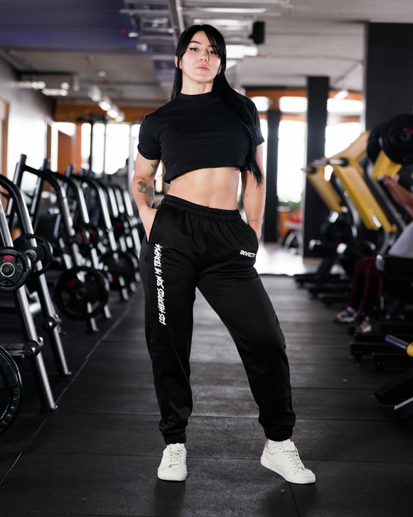 Jogger Dama Negro Mi terapia