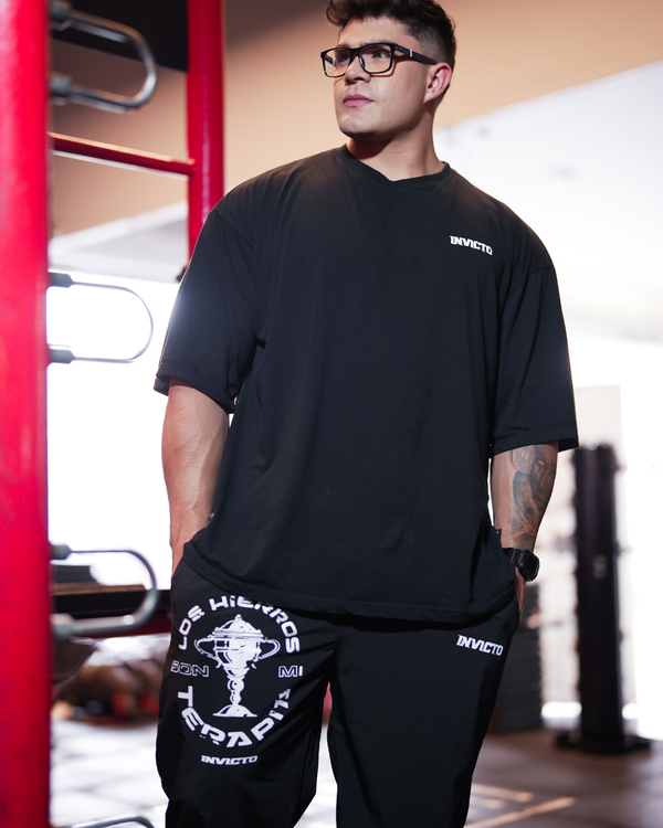 Pantalon bota recta negro