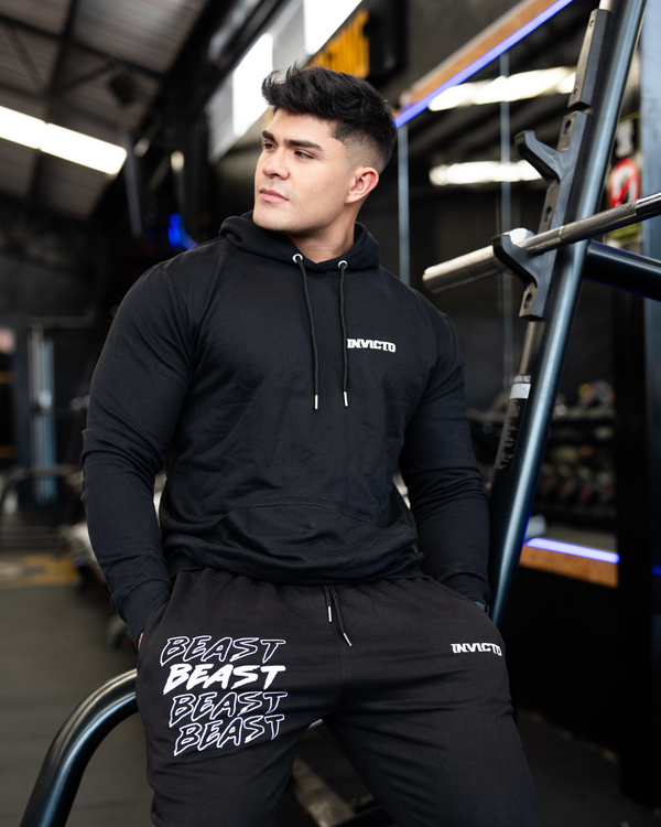 Set sudadera Jogger negro y buso Beast