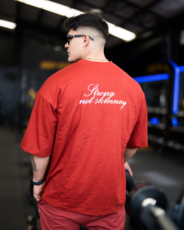 Camiseta Oversize Terracota Strong not skinny
