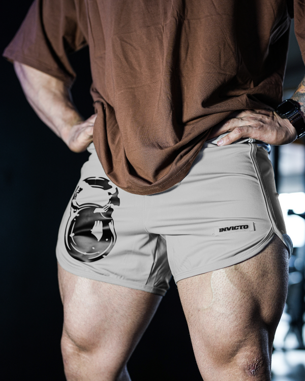 Pantaloneta corta beige