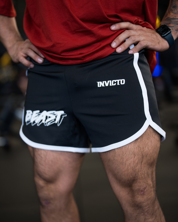 Pantaloneta corta Negra beast bicolor