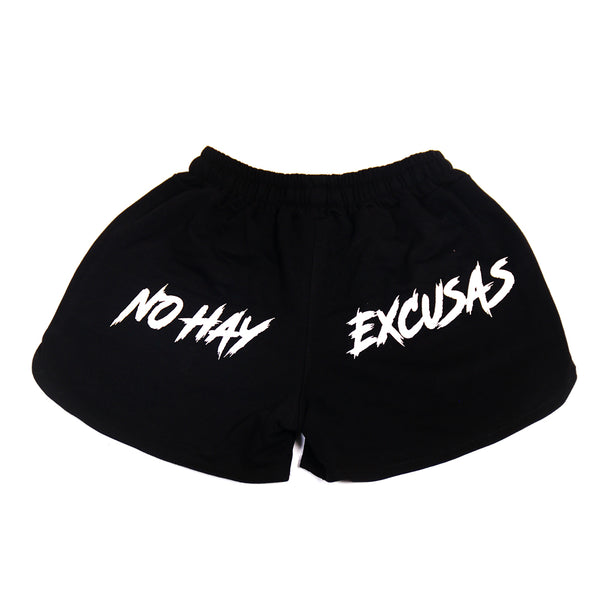 Shorts negro no hay excusas
